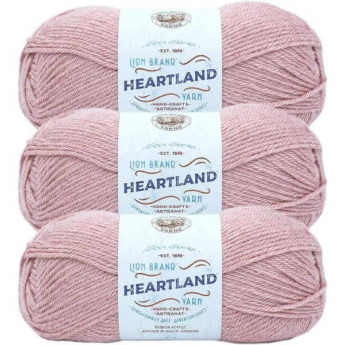 pack Of 3) Lion Brand Heartland Yarn-capitol Reef : Target