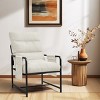 Subrtex Accent Chair for Living Room, Bedroom, Modern Armchair with Metal Frame - 3 of 4