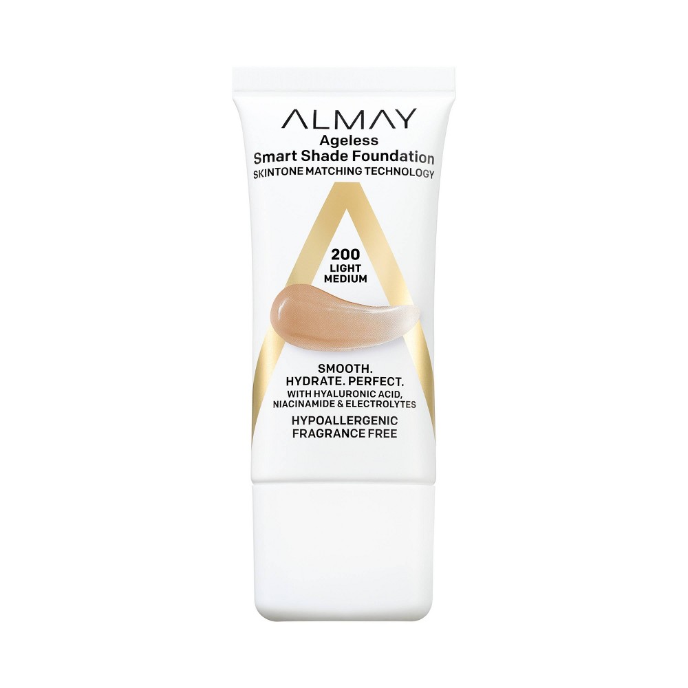 Almay Smart Shade Ageless Foundation - 200 Light Medium - 1 fl oz