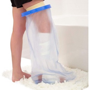 DMI Waterproof Cast Cover, Wound Barrier & Bandage Protector, Fits Adult Large Leg up to 42 Inches in Length, Long Leg - 1 of 4