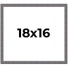 PosterPalooza | Textured Grey Picture Frame - UV Acrylic, Backing Board, Hanging Hardware Included - 2 of 4