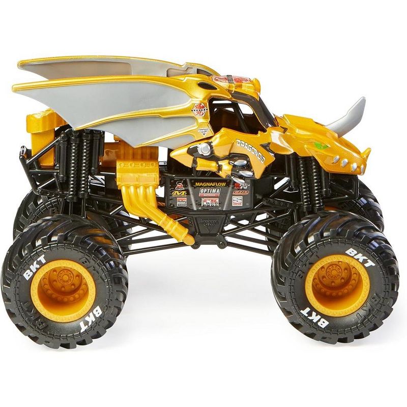 Monster Jam, Official Bakugan Dragonoid Monster Truck, Collector Die-Cast Vehicle, 1:24 Scale, Kids Toys for Boys Ages 3 and up, 4 of 5