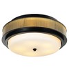 CWI Lighting Valdivia 4 Light Black Flush Mount - 3 of 4