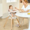 BabyBond Convertible Wooden Baby High Chair - 11 in 1 Design for High Chair, Booster Seat, Toddler Chair - Double Tray, 5-point Harness - 2 of 4