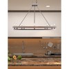 Toltec Lighting Belmont 10 - Light Island Pendant Light in  Graphite/Distressed Wood - 3 of 4