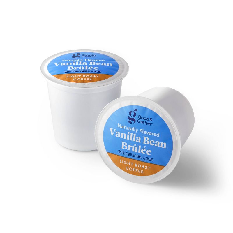 Naturally Flavored Vanilla Bean Brulee Light Roast Coffee - Single Serve Pod - Good & Gather™, 3 of 6