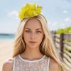 Unique Bargains Women's Flower Feathers Headband 1 Pc - 2 of 4