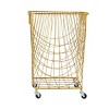 Iron Storage Cart Gold - Olivia & May - 4 of 4