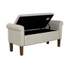 NicBex Ottoman with Storage Bench Storage Organizer Ottoman Upholstered Storage Bench for Entryway Bathroom Bedroom - 2 of 4