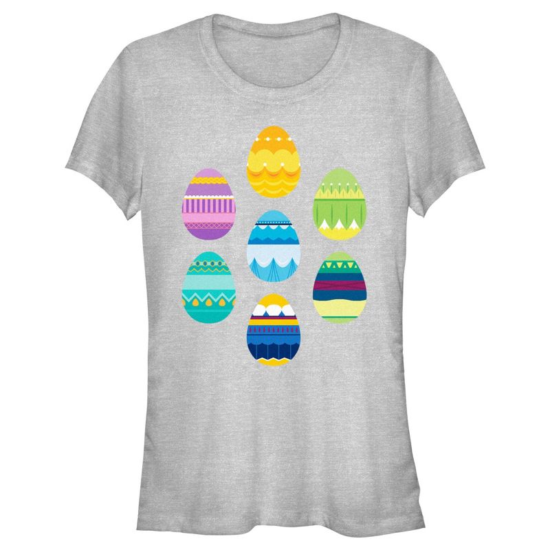 Junior's Women Disney Princess Easter Eggs T-Shirt, 1 of 5