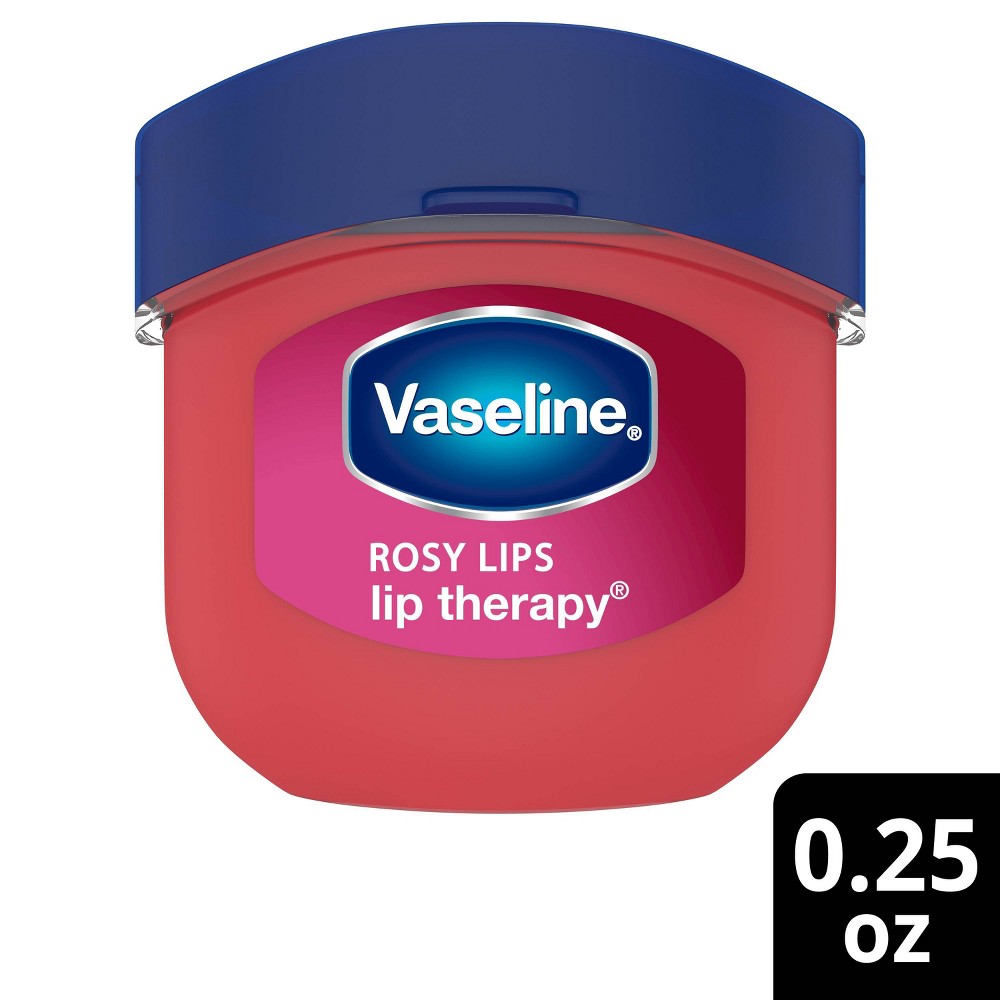 Photos - Cream / Lotion Vaseline Rosy Lip Therapy - 0.25oz 