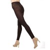 Memoi Sleek Footless Cotton Blend Sweater Tights - 2 of 4