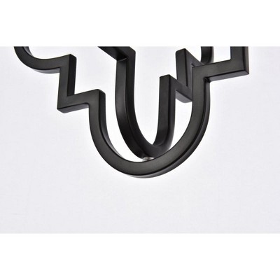 Elegant Black Iron Adjustable Pendant Light Fixture