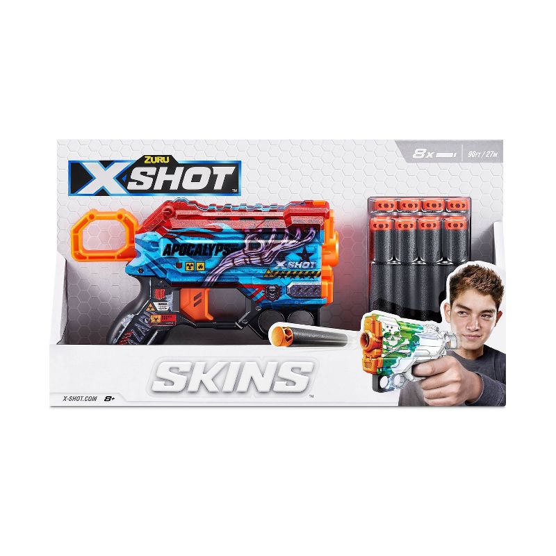 X-Shot SKINS Menace Dart Blaster - Apocalypse by ZURU, 3 of 9