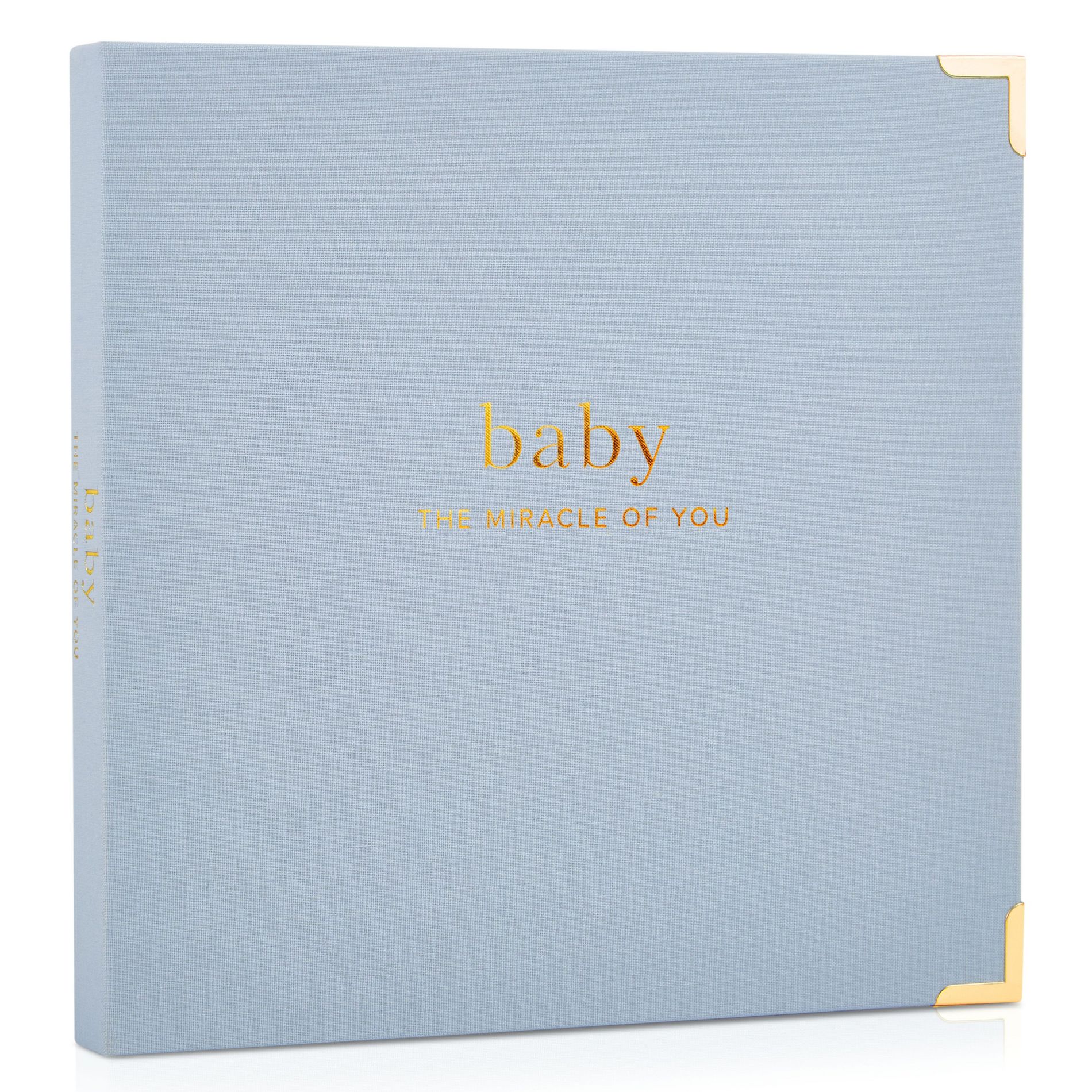 Keepsake Baby Memory Book for Boys and Girls – Timeless First 5 Year Baby Journal, Scrapbook and Photo Album