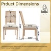 Set of 2 French Country Dining Chairs - 2 of 4