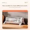 LunaLulinlk Kitchen Double Layer Cupboards Utensil Storage Box Plastic - 2 of 4