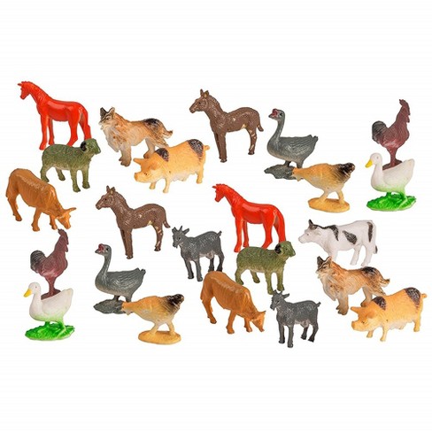 Plastic farm store animals target