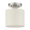 Livex Lighting Blossom 1 - Light Semi-Flush Mount in  Brushed Nickel - 2 of 4