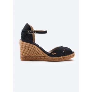Aiguablava Canvas Espadrille Sandal Wedges - 1 of 4