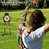 TEMI Bow and Arrow Set,Kids Archery Set with LED Lights Includes 10 Suction Cup, Quivers & Standing Target, for Boys & Girls Ages 3-12 Years Old - 3 of 3