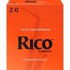 Rico Alto Saxophone Reeds, Box of 10 Strength 2 - 2 of 2