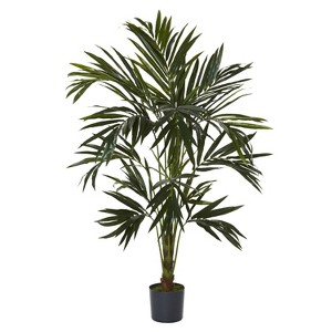HomeStock  6 ft. Artificial Tree in Pot for Indoor/Outdoor - 1 of 3