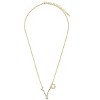 SHINE by Sterling Forever Delicate CZ Constellation Pendant Necklace Gold Pisces - 2 of 4