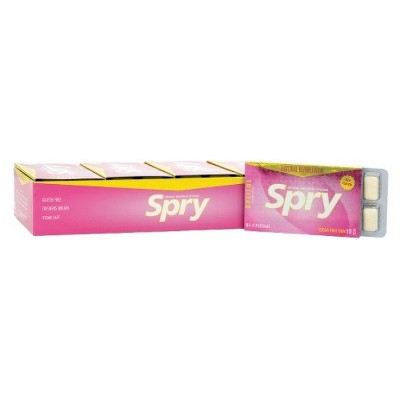 Natural Xylitol Gum - Bubblegum by Spry  -  20 Packs Gum