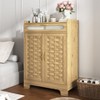 NicBex 29.52"/47.25" Farmhouse Sideboard,Kitchen Storage Cabinets with Adjustable Shelf for Dining Room,Brown - 2 of 4