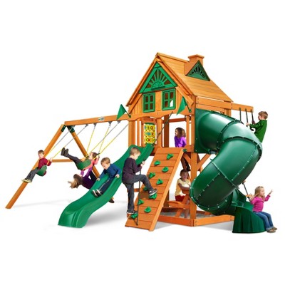 little tikes treehouse swing set target