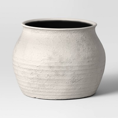 Sun Bleached Composite Indoor Outdoor Planter Pot Cream - Threshold™ designed with Studio McGee