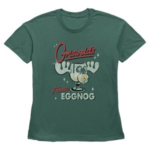 Women's National Lampoon's Christmas Vacation Famous Eggnog T-Shirt - 1 of 3