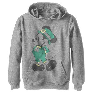 Boy's Disney Mickey Mouse Leprechaun Pull Over Hoodie - 1 of 4