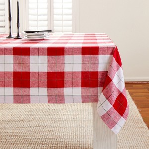 Solino Home Linen Plaid Tablecloth Very Merry - 1 of 4