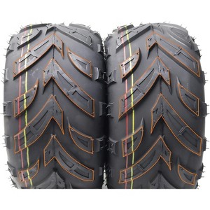 2 Pack All-Terrain ATV Tires - Tubeless Front & Rear Off-Road Tires for Trail, Sand and Mud - 1 of 4