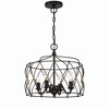Crystorama Lighting Zucca 4 - Light Chandelier in  English Bronze/Antique Gold - 2 of 3