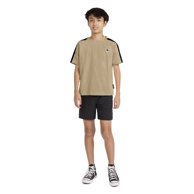 Converse Boys' Short Sleeve Hightops Patch Oversized T-Shirt - Tan L — фото 2