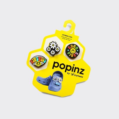 Joybees Kids&#39; 3pk Popinz Good Vibes Shoe Charms_1