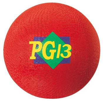 Martin Sports Playground Ball, 13" Diameter, Red