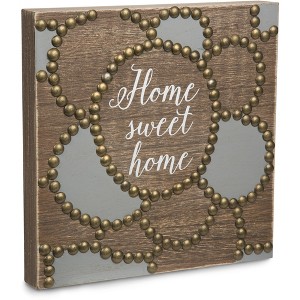 Pavilion Gift Company - Home - 8"  Plaque - Wall Sign Panels - 1 of 2