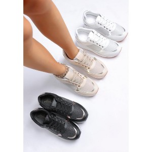 Vespera Faux Leather & Mesh Sneakers - 1 of 4