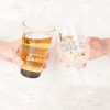 Pavilion Gift Company - His Glass - 16 oz Pint Glass Tumbler - Drinkware - 3 of 4
