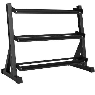 Garvee Dumbbell Rack A-Frame Weight Rack Vertical Rack for Home Gym, Weight Rack for Dumbbells