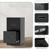 NicBex Locking File Cabinet with Drawers, Metal Space Saving Vertical Cabinet for Home & Office, Fits Letter/A4/Legal Files, Assembly Required, Black - 3 of 4