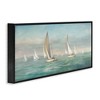 Stupell Industries Sailboat Fleet Ocean Waves, 24" x 10" - 3 of 4