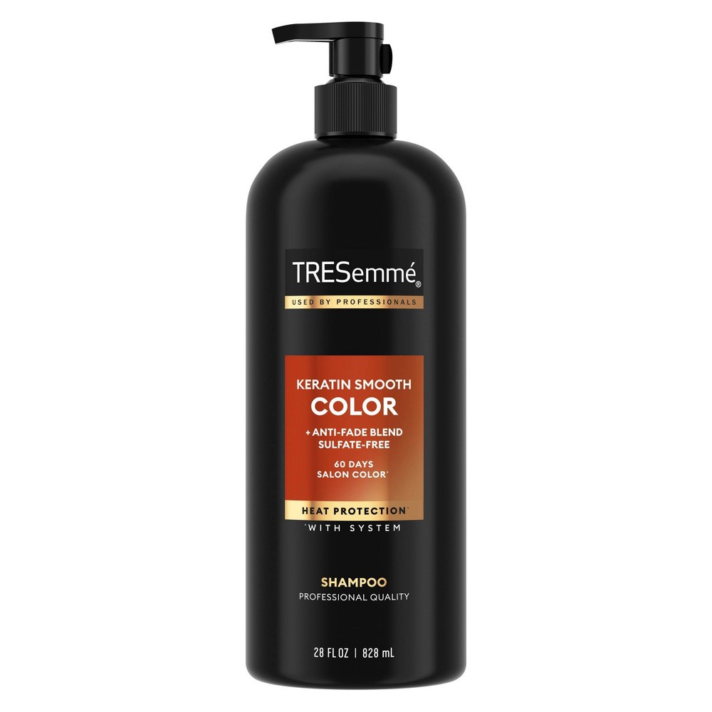 Photos - Hair Product TRESemme Cruelty-Free Keratin Smooth Color Sulfate-Free Shampoo for Color-Treated Hair Formulated With Anti-Fade Technology 