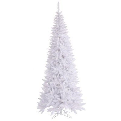 Vickerman White Fir Slim Christmas Artificial Tree Unlit