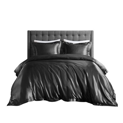 Gracie Mills Elizabeth 4-PC Satin Luxury Comforter Set