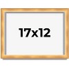PosterPalooza | Minimalist Shadow Box Brown Picture Frame - UV Acrylic, Backing Board, Hanging Hardware - 2 of 4